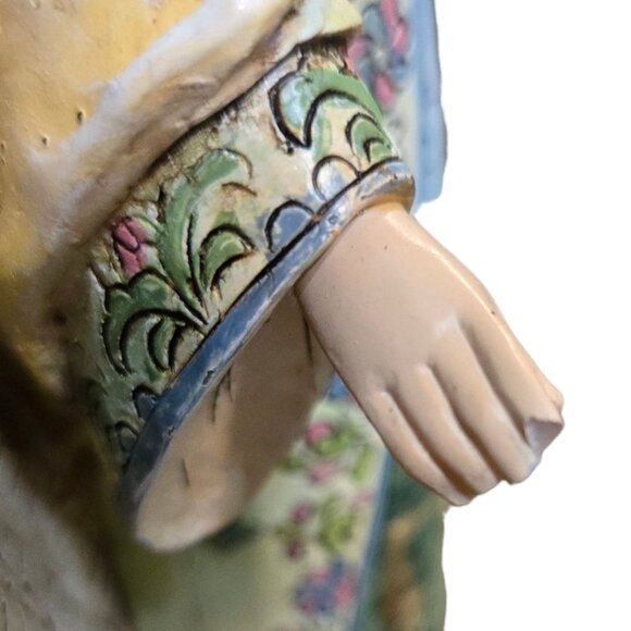 Psalm 36 Angel Figurine Woodland Scene Collectible Decor AS IS 9 Inch - Picture 7 of 16